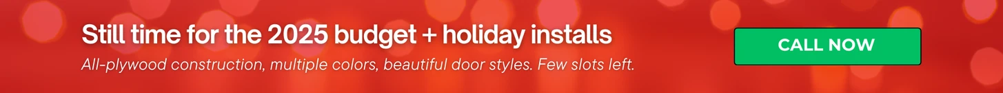 Kitchen Cabinets Offer for Holiday - Banner