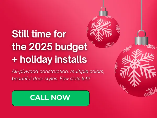 Kitchen Cabinets Offer for Holiday - Mobile Banner